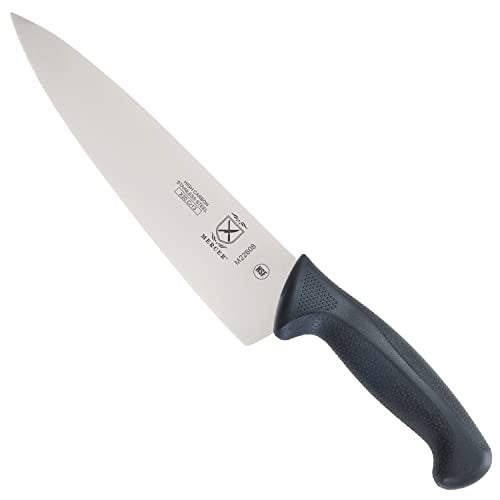 Mercer Culinary M23210 Millennia Black Handle, 10-Inch Wide Wavy Edge, Bread Knife