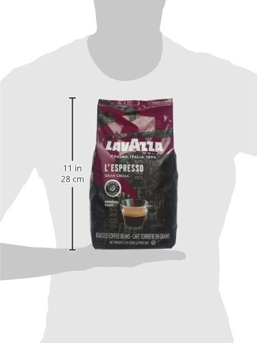 Lavazza Espresso Barista Gran Crema Whole Bean Coffee Blend, Medium Espresso Roast, Oz Bag (Packaging May Vary) - 2.2 LB, 35.2 Ounce