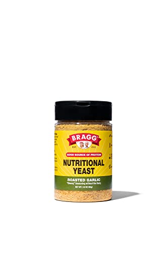 Bragg Premium Nutritional Yeast Seasoning - Vegan, Gluten Free – Good Source of Protein & Vitamins – Nutritious Savory Parmesan Cheese Substitute (Original, 12 Ounce (Pack of 1))