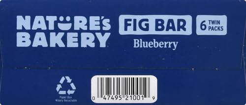 Nature's Bakery Blueberry Fig Bars, 2 Oz, 6 Ct