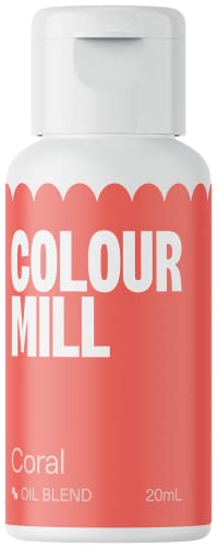 Colour Mill Oil-Based Food Coloring, 20 Milliliters Each of 6 Colors: Baby Blue, Navy, Royal, Sky Blue, Teal and Tiffany