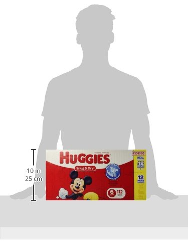 Huggies Size 2 Diapers, Snug & Dry Baby Diapers, Size 2 (12-18 lbs), 100 Count, Packaging May Vary