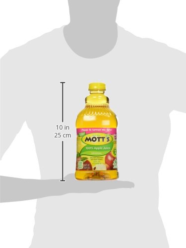 Mott's 100% Original Apple Juice, 8 Fl Oz Bottles, 24 Count (4 Packs Of 6), 2 Servings Of Fruit, 100% Fruit Juice, Gluten-free, Caffeine-free, Kosher, Contains No Artificial Colors Or Sweeteners