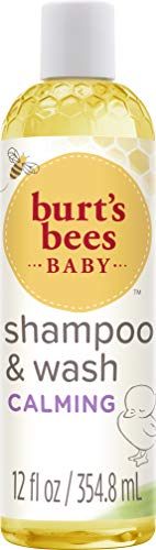 Burt's Bees Baby Shampoo and Wash, Original, Tear Free, Pediatrician Tested, 98.7% Natural Origin, 21 Fluid Ounces