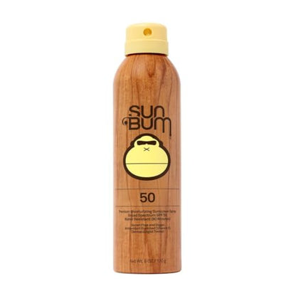 Sun Bum Original SPF 15 Sunscreen Spray |Vegan and Hawaii 104 Reef Act Compliant (Octinoxate & Oxybenzone Free) Broad Spectrum Moisturizing UVA/UVB Sunscreen with Vitamin E | 6 oz