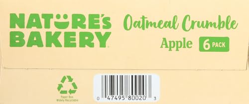 Nature's Bakery Oatmeal Crumble Strawberry Bars, 1.41 Oz, 6 Ct