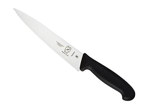 Mercer Culinary M23210 Millennia Black Handle, 10-Inch Wide Wavy Edge, Bread Knife