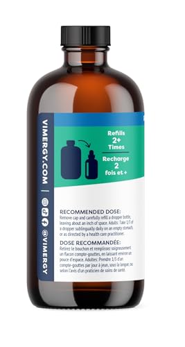 Vimergy USDA Organic B12, 30 Servings – Alcohol Free B-12 Liquid Vitamin - Supports Brain Energy, Nervous System, Cognition, Memory - No Gluten, Non-GMO, Vegan & Paleo - Naturally Sweet Flavor (30 ml)