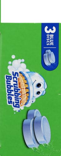 Scrubbing Bubbles Toilet Tablets, Continuous Clean Toilet Drop Ins, Helps Keep Toilet Stain Free and Helps Prevent Limescale Buildup, 3 Count, Pack Of 1