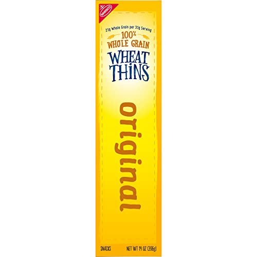 Wheat Thins Original Whole Grain Wheat Crackers, Party Size, 20 oz Box