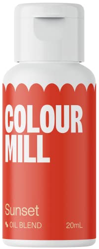 Colour Mill Oil-Based Food Coloring, 20 Milliliters Each of 6 Colors: Baby Blue, Navy, Royal, Sky Blue, Teal and Tiffany