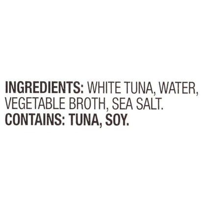 Bumble Bee Solid White Albacore Tuna in Water, 5 oz Can (Pack of 8) - Wild Caught Tuna - 29g Protein per Serving, High in Omega-3s - Non-GMO Project Verified, Gluten Free, Kosher