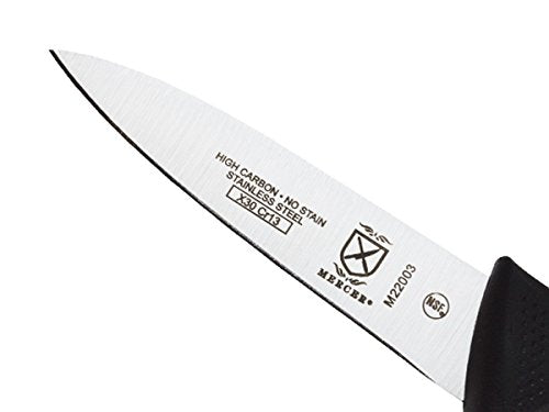 Mercer Culinary M23210 Millennia Black Handle, 10-Inch Wide Wavy Edge, Bread Knife