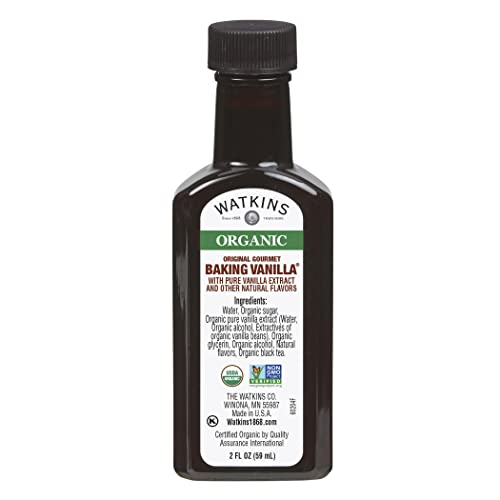 Watkins All Natural Original Gourmet Baking Vanilla, with Pure Vanilla Extract, 11 Fl Oz (Pack of 1) - Packaging May Vary