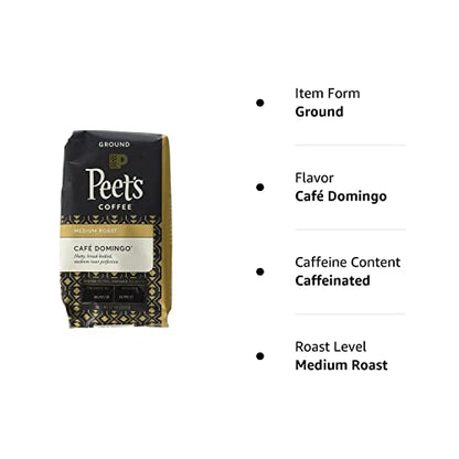 Peet's Coffee Major Dickason's Blend, Dark Roast Ground Coffee, 20 oz