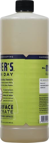 MRS. MEYER'S CLEAN DAY Multi-Surface Cleaner Concentrate, Use to Clean Floors, Tile, Counters, Lemon Verbena, 32 fl. oz