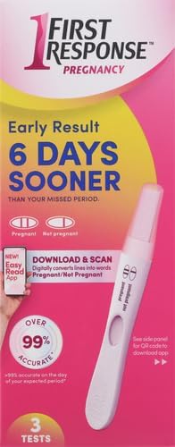 First Response Early Result Pregnancy Test, 3 Count(Pack of 1)(Packaging & Test Design May Vary)