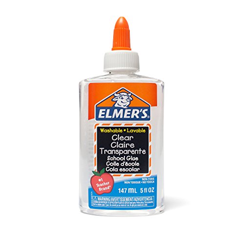 Elmer's E305 School Glue Washble Clear, 5 oz, Clear