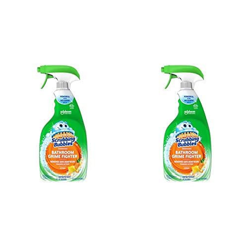 Scrubbing Bubbles Disinfectant Bathroom Grime Fighter Spray, Citrus, 32 fl oz