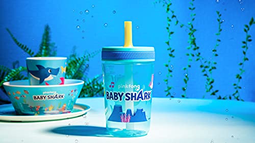 Zak Designs 15oz Bluey Kelso Tumbler Set, BPA-Free Leak-Proof Screw-On Lid with Straw Made of Durable Plastic and Silicone, Perfect Bundle for Kids, 2 Count (Pack of 1)