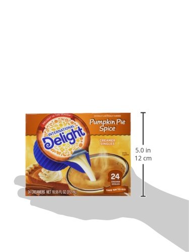 International Delight Coffee Creamer Singles, Sweet & Creamy, Shelf Stable Flavored Creamer, 24 Ct, 16 FL Oz, Pre-Portioned Creamers