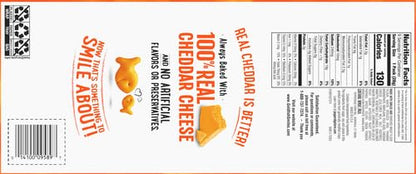 Goldfish Colors Cheddar Crackers, Snack Pack, 0.9 oz, 9 CT Multi-Pack Tray (Pack of 2)