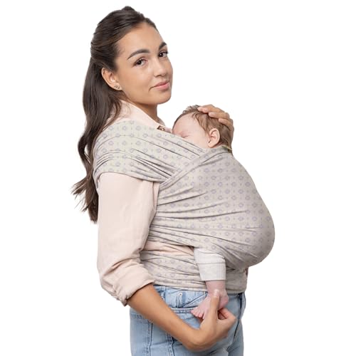 Boba Baby Wrap Carrier - Original Baby Carrier Wrap Sling for Newborns - Baby Wearing Essentials - Newborn Wrap Swaddle Holder, Newborn to Toddler Infant Sling (Grey)