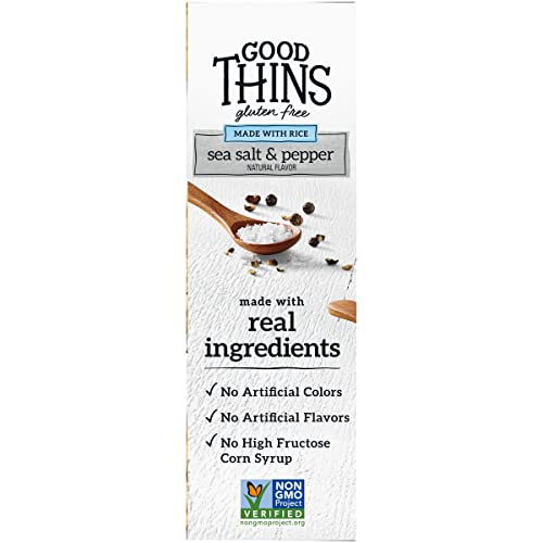 Good Thins Simply Salt Rice Snacks Gluten Free Crackers, 3.5 oz