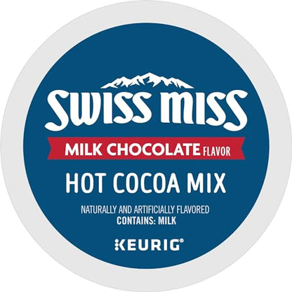 Swiss Miss Milk Chocolate Hot Cocoa, Keurig Single-Serve K-Cup Pods, 44 Count