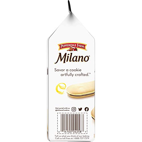 Pepperidge Farm Milano Milk Chocolate Cookies, 6 OZ Bag (15 Cookies)