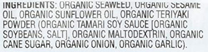 Anita G gimMe Organic, Roasted Seaweed Snack, Sea Salt, 6 pack, 15 Oz