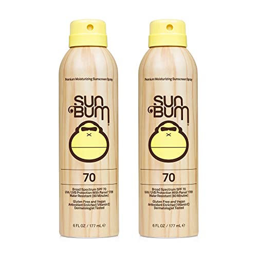 Sun Bum Original SPF 15 Sunscreen Spray |Vegan and Hawaii 104 Reef Act Compliant (Octinoxate & Oxybenzone Free) Broad Spectrum Moisturizing UVA/UVB Sunscreen with Vitamin E | 6 oz