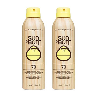 Sun Bum Original SPF 15 Sunscreen Spray |Vegan and Hawaii 104 Reef Act Compliant (Octinoxate & Oxybenzone Free) Broad Spectrum Moisturizing UVA/UVB Sunscreen with Vitamin E | 6 oz