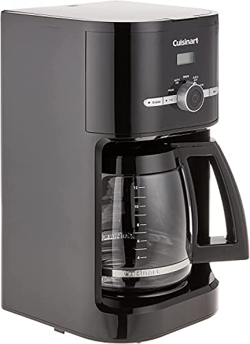 Cuisinart DCC-1120 12-Cup Classic Programmable Coffeemaker, White, 12-Cup, Programmable