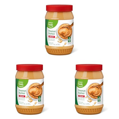 Amazon Fresh, Creamy Peanut Butter, 16 Oz (Previously Happy Belly, Packaging May Vary)