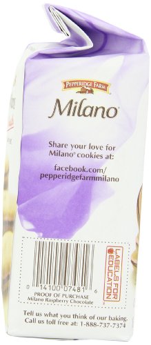 Pepperidge Farm Milano Milk Chocolate Cookies, 6 OZ Bag (15 Cookies)