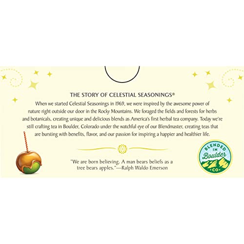 Celestial Seasonings Country Peach Passion Herbal Tea, Caffeine Free, 20 Tea Bags Box, (Pack of 6)