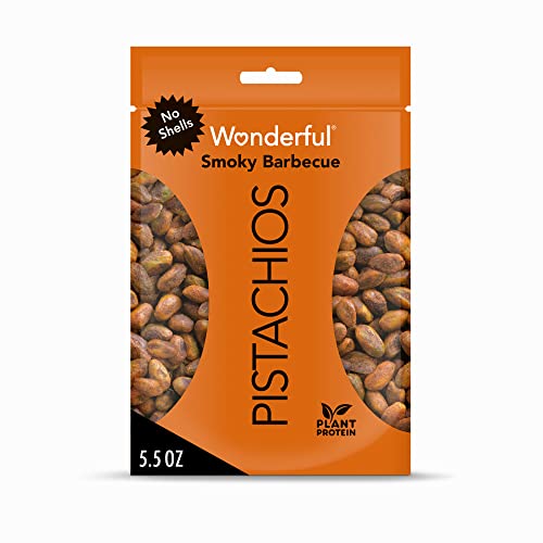 Wonderful Pistachios No Shells, Chili Roasted, 11 Ounce Bag, Protein Snack, Gluten Free, On-the-Go Snack