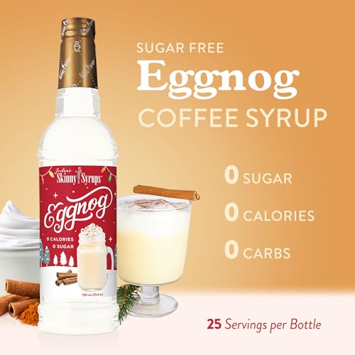 Jordan's Skinny Syrups Sugar Free Coffee Syrup, Vanilla Flavor Drink Mix, Zero Calorie Flavoring for Chai Latte, Protein Shake, Food and More, Gluten Free, Keto Friendly, 25.4 Fl Oz, 2 Pack