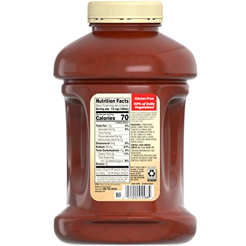 Prego Chunky Tomato with Garlic and Onion Pasta Sauce, 24 Oz Jar