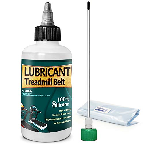 Silicone Treadnmill Belt Lubricants/Lubes | 4.2 Ounce, High Temperature Resistant and Stable Lubricant,with Hard Application Tubes and Precision Screw Caps for Easy Use