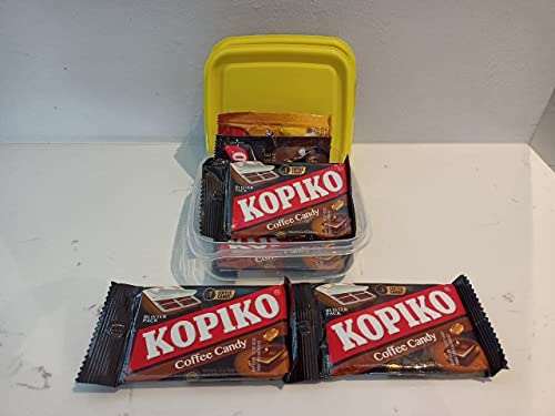 Kopiko Coffee & Cappuccino Candy Variety Pack – Your Pocket Coffee Collection for Every Occasion - Hard Candy Made from Indonesia’s Coffee Beans — Real Coffee Extract (Pack of 2)