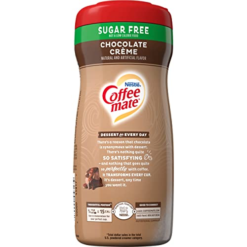 Nestle Coffee mate Chocolate Creme Sugar Free Powder Coffee Creamer