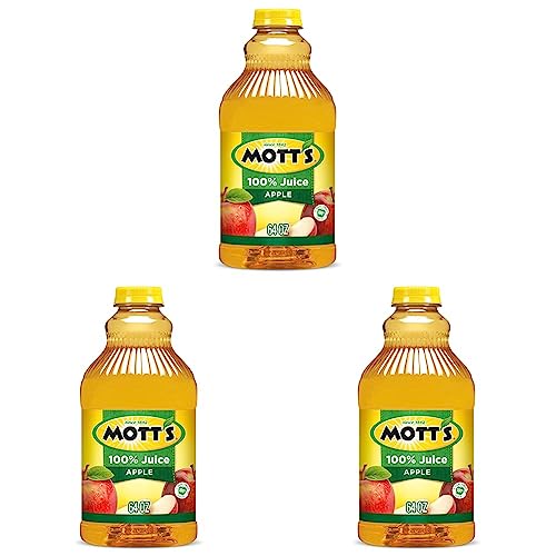 Mott's 100% Original Apple Juice, 8 Fl Oz Bottles, 24 Count (4 Packs Of 6), 2 Servings Of Fruit, 100% Fruit Juice, Gluten-free, Caffeine-free, Kosher, Contains No Artificial Colors Or Sweeteners