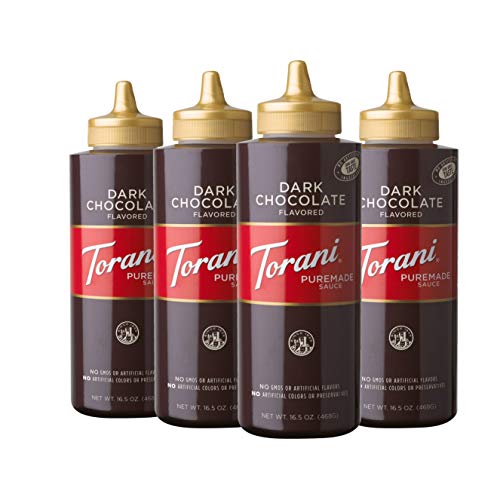 Torani Puremade Sauce, Caramel, 16.5 Ounces(Pack of 4)