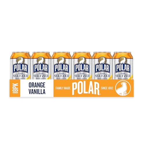 Polar Seltzer Water Original, 12 fl oz cans, 18 pack