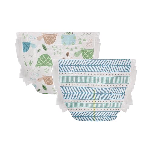 The Honest Company Clean Conscious Diapers | Plant-Based, Sustainable | Above It All + Pandas | Club Box, Size Newborn, 72 Count