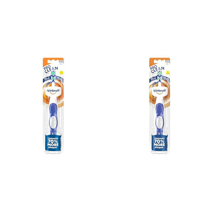 Spinbrush Pro Clean Replacement Heads, Soft Bristles, For Battery Toothbrush, 2-Pack