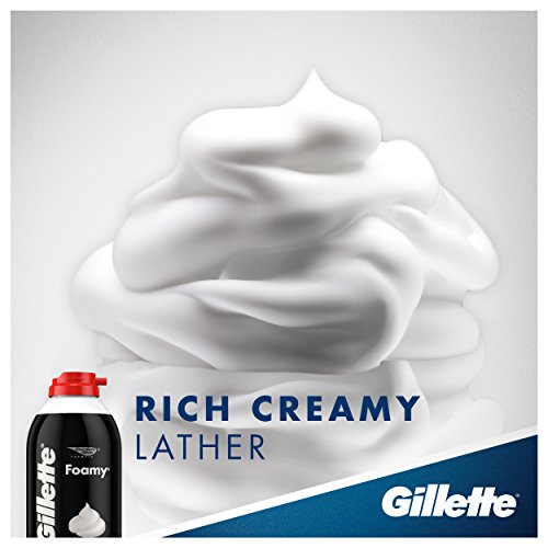 Gillette Foamy Regular Shaving Foam, 2 oz