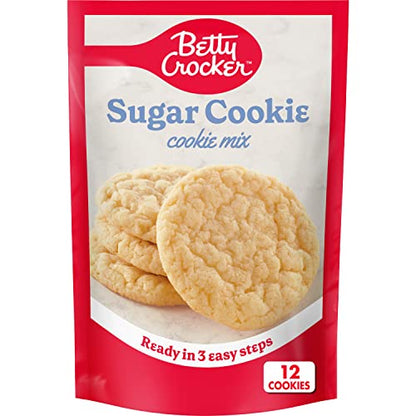 Betty Crocker Peanut Butter Cookie Mix, Makes twelve (12) 2-inch Cookies, 7.2 oz.